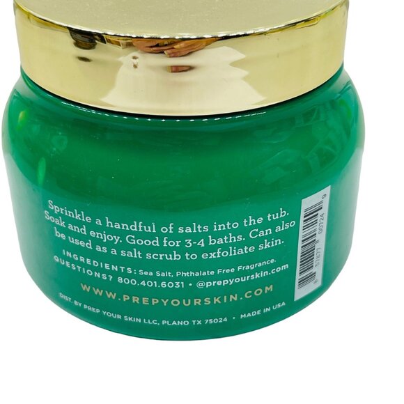 PREP Your Skin Vanilla Mint Bath Salts / Salt Scrub - 9oz - Picture 2 of 2